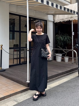 「prose verse（プロズヴェール）のアイテム（ワンピース/ドレス）」を使った、MIOさん（レディース・158cm）の夏コーディネート