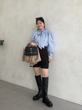 「prose verse（プロズヴェール）のアイテム」を使った、MIOさん（レディース・158cm）の冬コーディネート