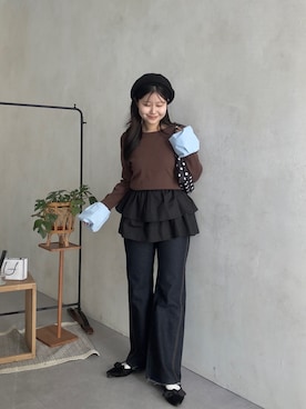 MIOさん(レディース・158cm)の冬コーディネート