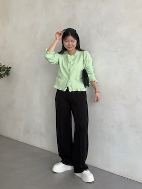 「prose verse（プロズヴェール）のアイテム」を使った、MIOさん（レディース・158cm）の冬コーディネート