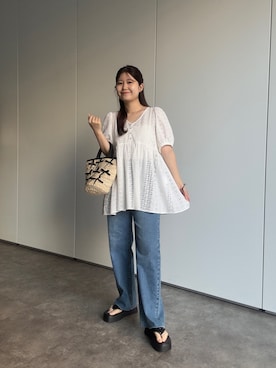 「prose verse（プロズヴェール）のアイテム」を使った、MIOさん（レディース・158cm）の夏コーディネート