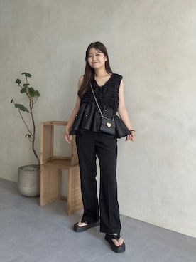 「prose verse（プロズヴェール）のアイテム」を使った、MIOさん（レディース・158cm）の夏コーディネート