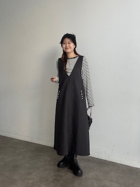 「アイテム（ブーツ）」を使った、MIOさん（レディース・158cm・20代）の夏コーディネート