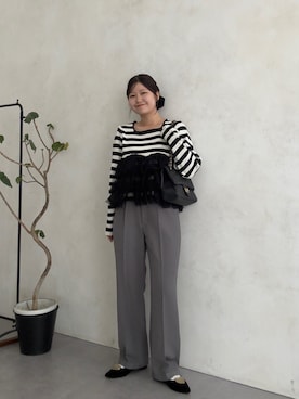 MIOさん（レディース・158cm）の秋コーディネート