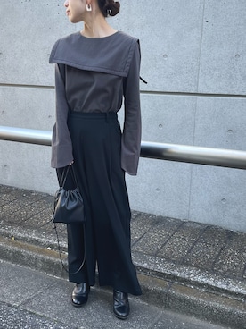 「TENTO（テント）のアイテム」を使った、t___sakiさん（レディース・155cm）の秋コーディネート