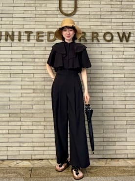 「UNITED ARROWS（ユナイテッドアローズ）のアイテム」を使った、平敷（hirashiki）さん（レディース・169cm）の夏コーディネート