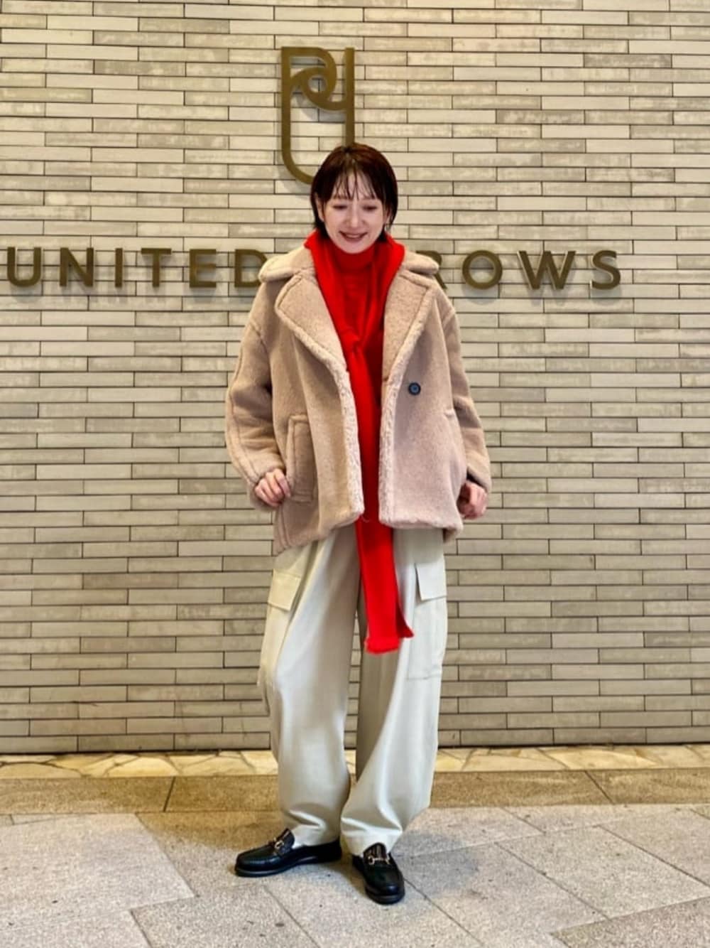 新品CINOH チノ2024AW ボアミドル コート ジャケット