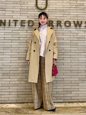 「LOEFF（ロエフ）のアイテム（トップス）」を使った、平敷（hirashiki）さん（レディース・169cm）の春コーディネート