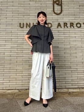 「UNITED ARROWS（ユナイテッドアローズ）のアイテム」を使った、平敷（hirashiki）さん（レディース・169cm）の夏コーディネート