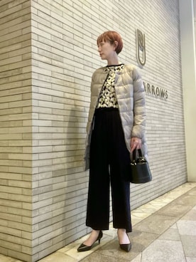 「骨格_ナチュラル」｜平敷（hirashiki）さん（レディース・169cm）の冬コーディネート