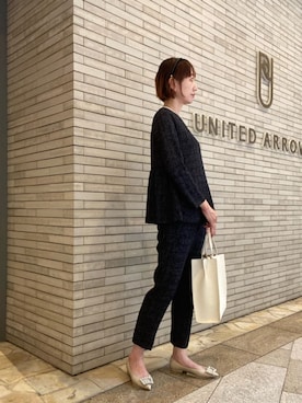 「骨格_ナチュラル」｜平敷（hirashiki）さん（レディース・169cm）の秋コーディネート