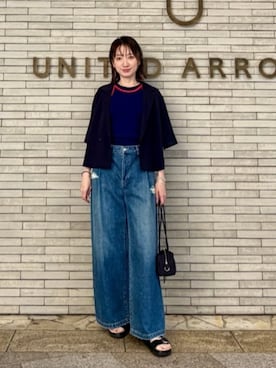 「PHILIPPE AUDIBERT（フィリップ オーディベール）のアイテム」を使った、平敷（hirashiki）さん（レディース・169cm）の夏コーディネート