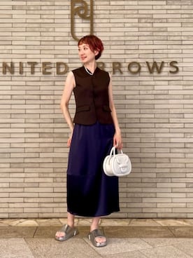 平敷（hirashiki）さん（レディース・169cm）の夏コーディネート