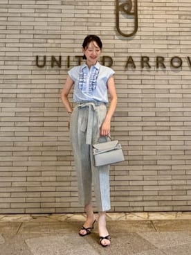 「tov（トーヴ）のアイテム」を使った、平敷（hirashiki）さん（レディース・169cm）の夏コーディネート