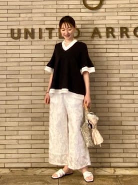 「UNITED ARROWS（ユナイテッドアローズ）のアイテム」を使った、平敷（hirashiki）さん（レディース・169cm）の夏コーディネート
