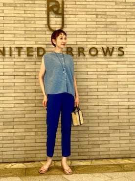 平敷（hirashiki）さん（レディース・169cm）の夏コーディネート