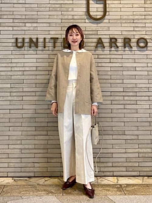 Asami バイカラー リバーコート（ノーカラーコート）｜UNITED ARROWS