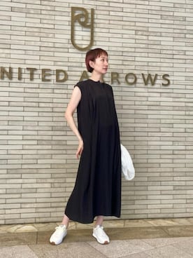 「UNITED ARROWS（ユナイテッドアローズ）のアイテム（ブルゾン）」を使った、平敷（hirashiki）さん（レディース・169cm）の夏コーディネート