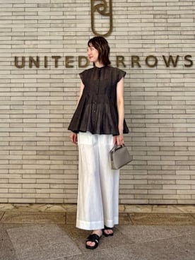 「UNITED ARROWS（ユナイテッドアローズ）のアイテム」を使った、平敷（hirashiki）さん（レディース・169cm）の夏コーディネート