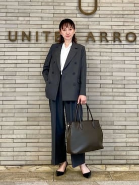 「UNITED ARROWS（ユナイテッドアローズ）のアイテム（ジャケット/アウター）」を使った、平敷（hirashiki）さん（レディース・169cm）の春コーディネート