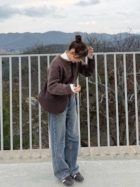 「coen（コーエン）のアイテム」を使った、ミさん（レディース・152cm）の冬コーディネート