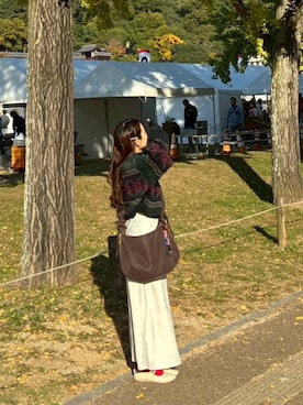 「coen（コーエン）のアイテム」を使った、ミさん（骨格ウェーブ・レディース・152cm）の秋コーディネート