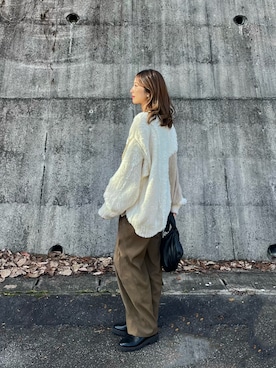 「Re:EDIT（リエディ）のアイテム」を使った、たろ☺︎さん（レディース・165cm）の冬コーディネート