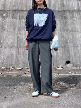 たろ☺︎さん（骨格ナチュラル・レディース・165cm）の秋コーディネート