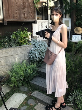 「CLEA（クレア）のアイテム（キャミソール）」を使った、ぴょんさん（レディース・172cm）の夏コーディネート