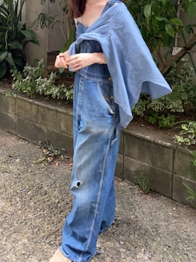 「OSHKOSH（オシュコシュ）のアイテム（サロペット/オーバーオール）」を使った、s.gsunさん（レディース・172cm）の秋コーディネート
