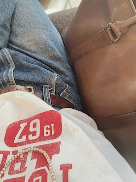「Levis」｜「アイテム（アクセサリー）」を使った、s.gsunさん（レディース・172cm）の秋コーディネート