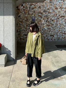 「nike」｜「アイテム（ジャケット/アウター）」を使った、Lingさん（レディース・161cm）の冬コーディネート