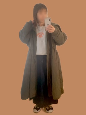 「アイテム（スウェット）」を使った、aaさん（レディース・148cm）の冬コーディネート