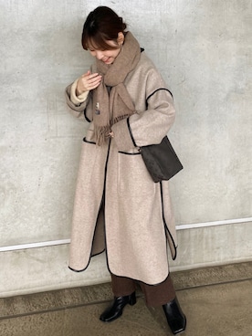 「Acne Studios（アクネストゥディオズ）のアイテム」を使った、ayakaさん（レディース・153cm）の冬コーディネート