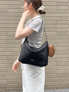 「gemeil（ジェムイル）のアイテム」を使った、ayakaさん（レディース・153cm）の春コーディネート
