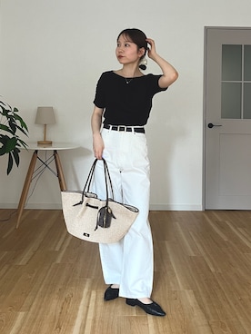 「gemeil（ジェムイル）のアイテム」を使った、ayakaさん（レディース・153cm）の春コーディネート