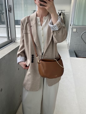 「gemeil（ジェムイル）のアイテム」を使った、ayakaさん（レディース・153cm）の春コーディネート