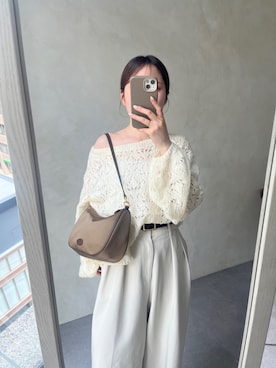 「gemeil（ジェムイル）のアイテム」を使った、ayakaさん（レディース・153cm）の春コーディネート