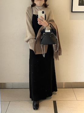 「aimoha（アイモハ）のアイテム」を使った、ayakaさん（レディース・153cm）の冬コーディネート