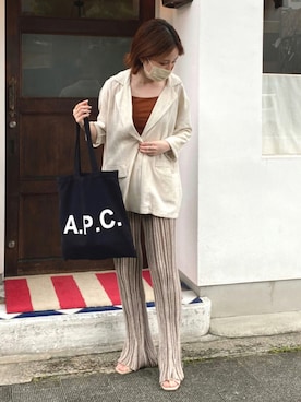 「COOLなこのコが仲間入り」｜「アイテム（ジャケット/アウター）」を使った、ayakaさん（レディース・153cm）の夏コーディネート