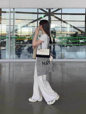 「gemeil（ジェムイル）のアイテム」を使った、ayakaさん（レディース・153cm）の春コーディネート