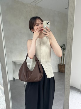 「ブラウンコーデ」｜ayakaさん（レディース・153cm）の夏コーディネート