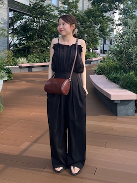 「gemeil（ジェムイル）のアイテム」を使った、ayakaさん（レディース・153cm）の夏コーディネート