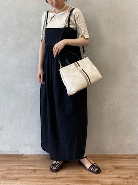 「UNIQLO（ユニクロ）のアイテム（ワンピース/ドレス）」を使った、ayakaさん（レディース・153cm）の夏コーディネート