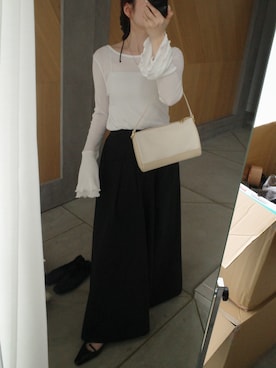 「gemeil（ジェムイル）のアイテム」を使った、ayakaさん（レディース・153cm）の春コーディネート