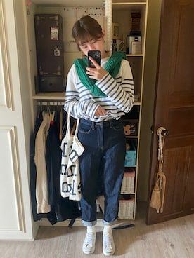 「LIAN」｜ゆめさん（レディース・160cm）の春コーディネート