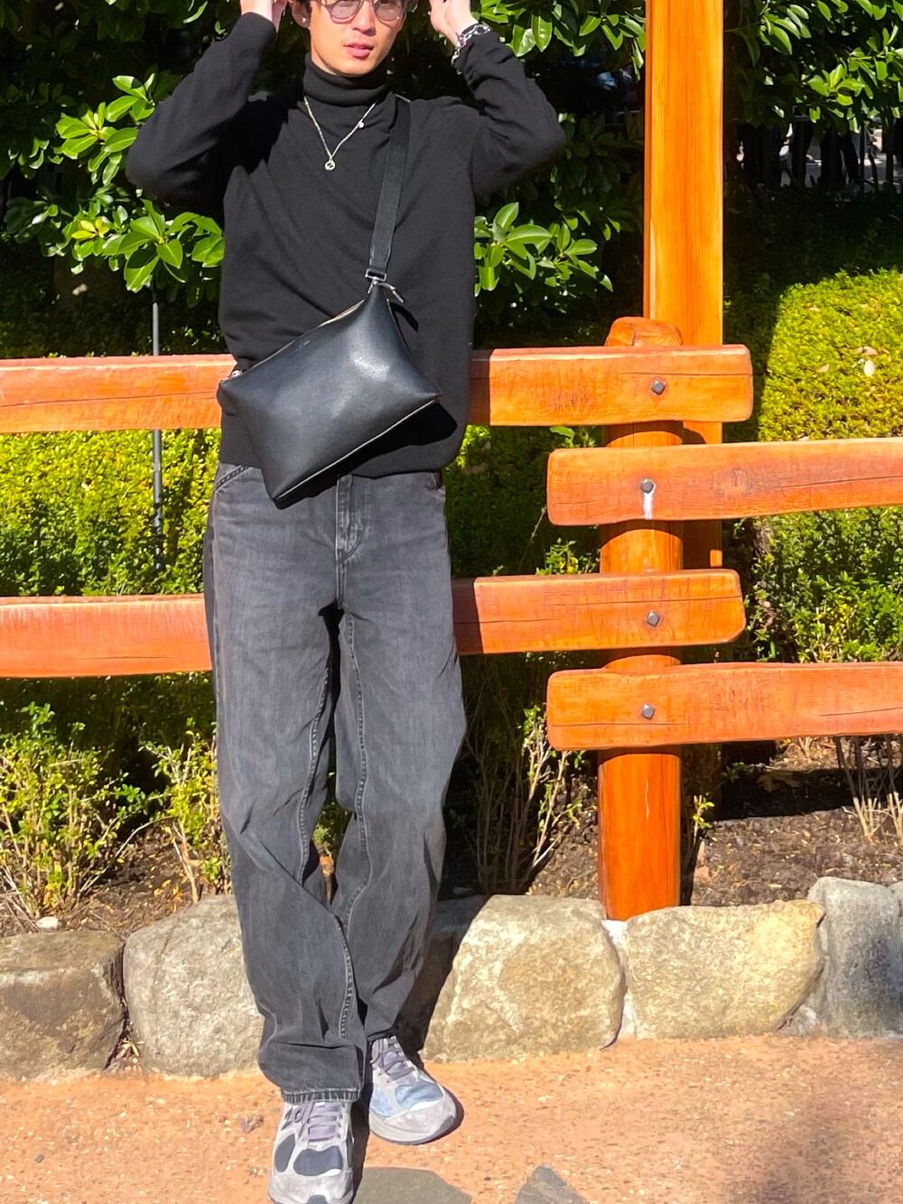 のぶさん　ポールスミスレザーアーティストストライプ2wayショルダーバッグ のぶさん ポールスミスレザーアーティストストライプ2wayショルダー