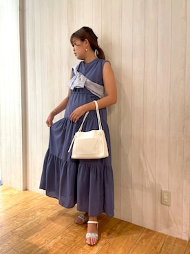 「涼しげ」｜umiさん（レディース・169cm）の夏コーディネート
