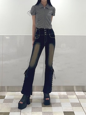 川越祐莉さんのコーディネート