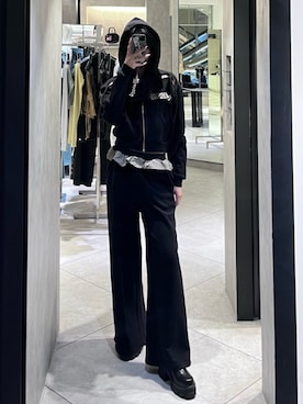 川越祐莉さん（レディース・174cm）の春コーディネート